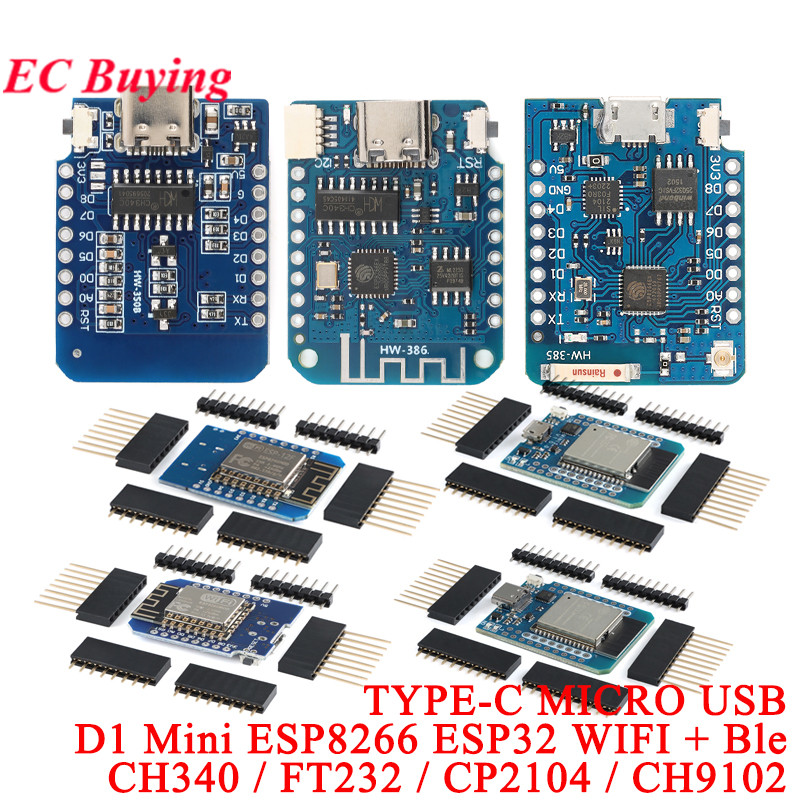 D1 Mini Pro - 10 ชิ้น/1 ชิ้น WeMos LOLIN D1