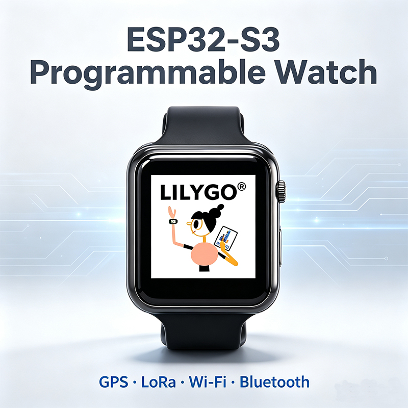 Ttgo T Watch - LILYGO T-WATCH-S3 Plus นาฬิกาอัจฉริยะที่ตั้งโปรแกรมได้ ESP32-S3, SX1262