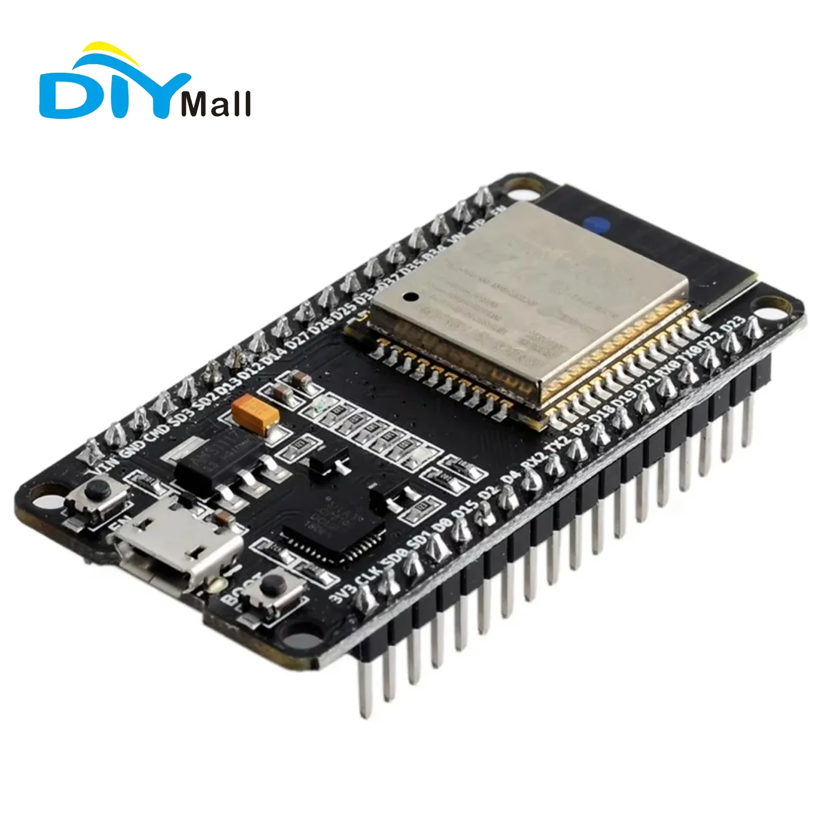 Nodemcu 32S - โมดูล DOIT ESP-32 บอร์ดพัฒนา ESP32S WiFi+Bluetooth