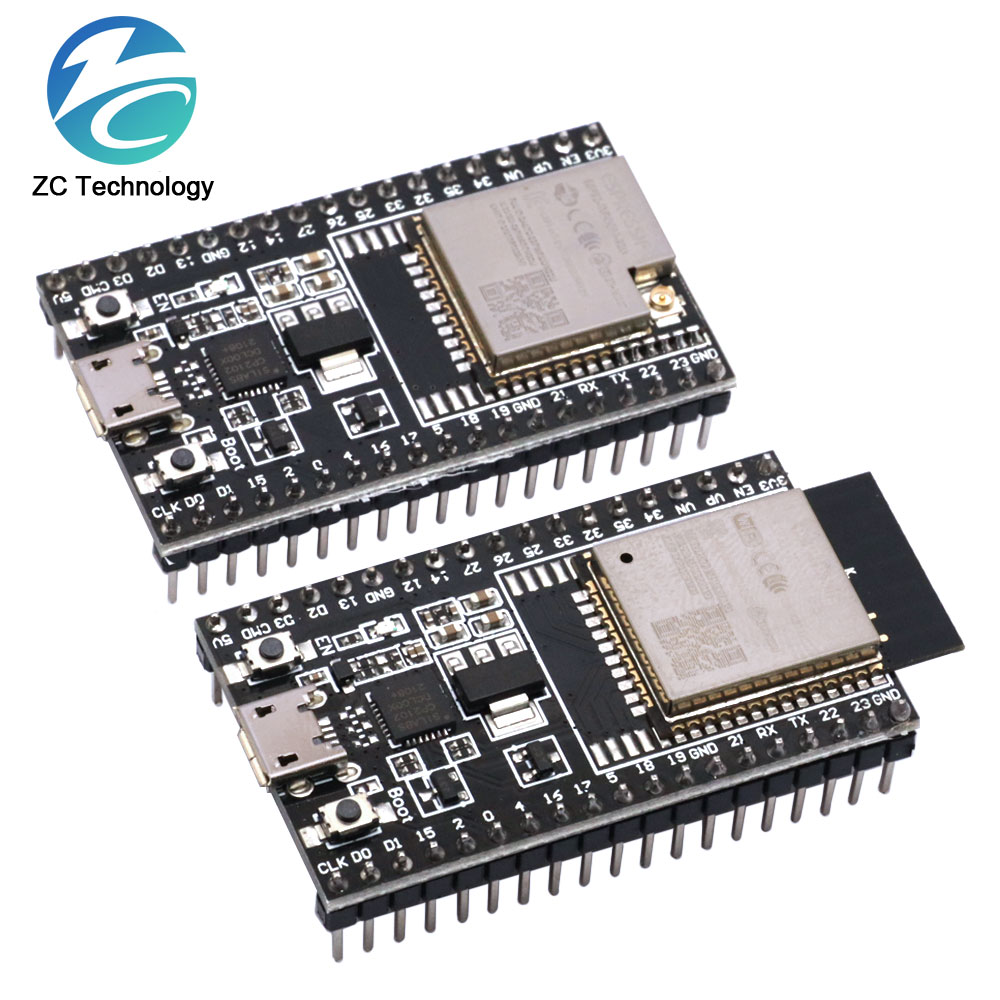 Nodemcu 32S - บอร์ดคอร์ ESP32-DevKitC บอร์ด ESP32พัฒนา CP2102 ESP32-WROOM-32D
