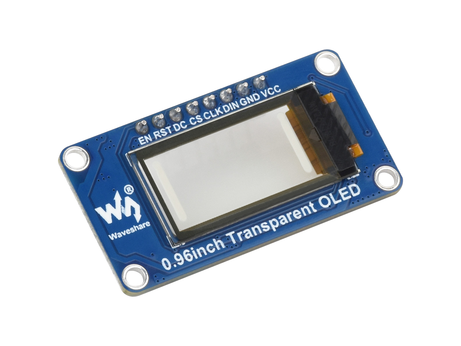 Waveshare Esp32 - โมดูลจอแสดงผล OLED แบบโปร่งใส ขนาด 0.96 นิ้ว