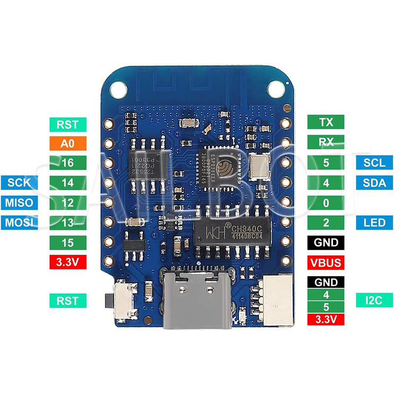 1-10PCS WeMos D1 Mini ESP8266  - Wemos D1 บทวิจารณ์และราคา