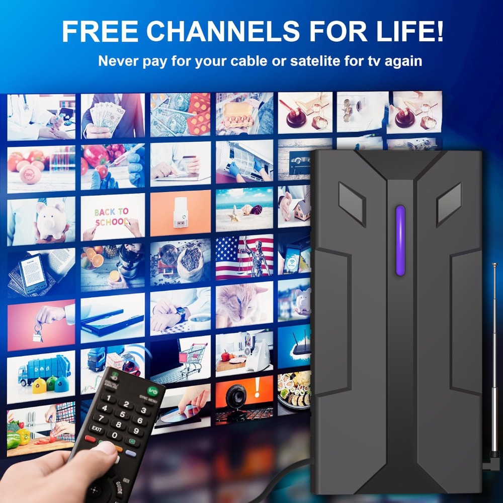 เสาอากาศดิจิตอล HDTV สำหรับทีว - Devkitc บทวิจารณ์และราคา