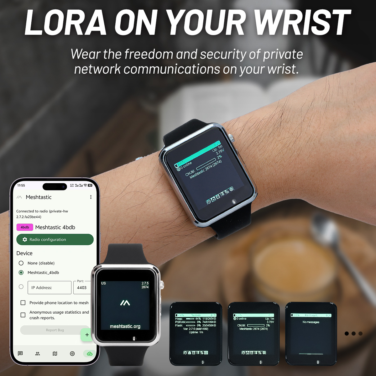 บอร์ดพัฒนา T-Watch-S3 ESP32-S3 - Ttgo T Watch บทวิจารณ์และราคา