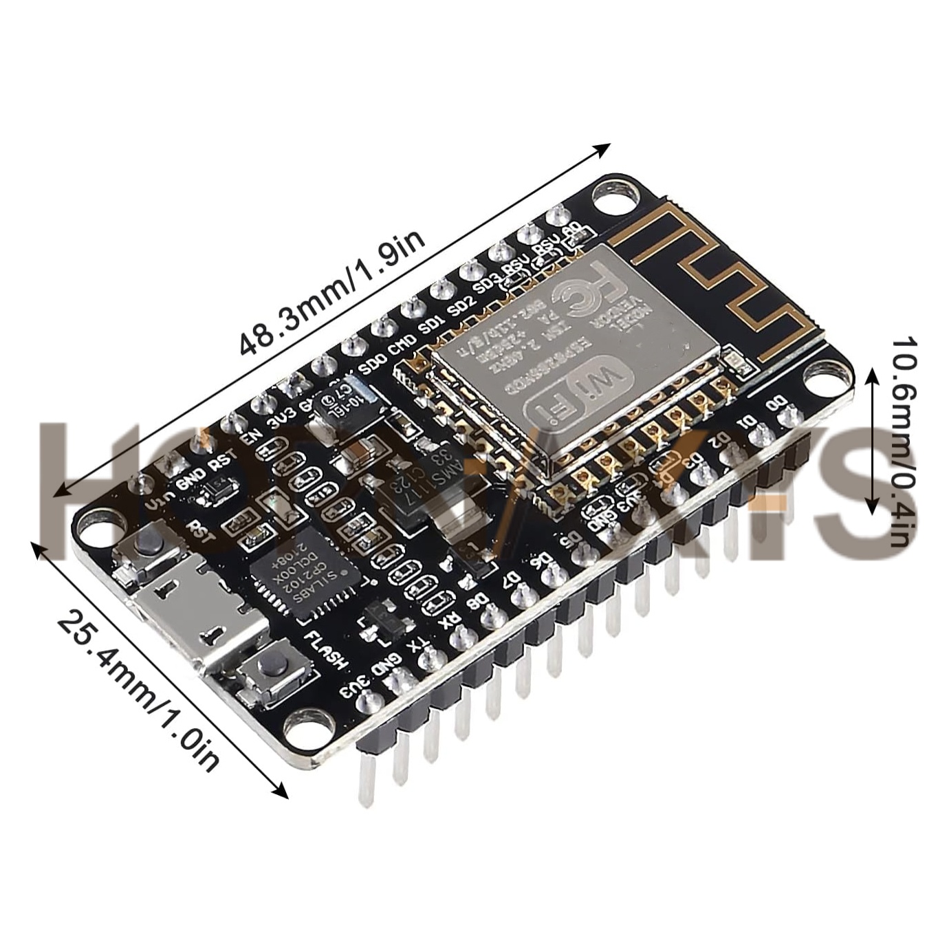 1-10PCS/โมดูลไร้สาย CP2102 Nod - Nodemcuv2 บทวิจารณ์และราคา