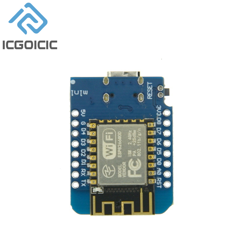 D1มินิ NodeMcu 4M ไบต์ Lua WiF - Wemos D1 Mini บทวิจารณ์และราคา